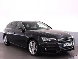 Svart (mytsvart metallic) Begagnad 2017 Audi A4 S-Line Kombi | 249 000 kr (Dyr)