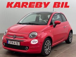 Röd Begagnad 2019 Fiat 500 Lounge Halvkombi | 99 800 kr (Marknadspris)