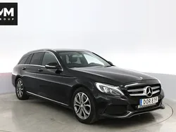 Svart Begagnad 2014 Mercedes C300e Avantgarde Kombi | 219 900 kr