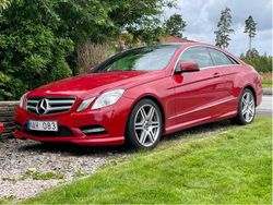 Röd Begagnad 2013 Mercedes E220 Sportkupé | 129 900 kr (Bra pris)