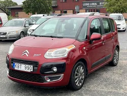 Röd Begagnad 2009 Citroën C3 Picasso Minibuss | 29 900 kr (Marknadspris)