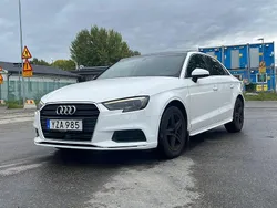 Vit Begagnad 2018 Audi A3 Comfort Sedan | 195 000 kr (Marknadspris)