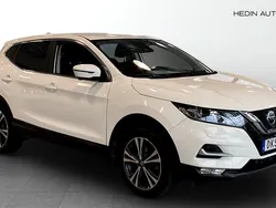 Vit (white) Begagnad 2019 Nissan Qashqai SUV | 169 900 kr (Marknadspris)