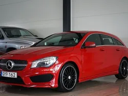 Röd Begagnad 2015 Mercedes CLA200 Shooting Brake AMG Kombi | 159 500 kr (Marknadspris)