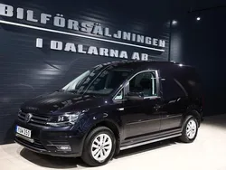 Svart Begagnad 2019 VW Caddy Minibuss | 169 000 kr (Marknadspris)