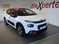Vit Begagnad 2016 Citroën C3 PureTech Halvkombi | 84 900 kr (Marknadspris)