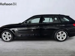 Svart Begagnad 2015 BMW 318 Sport Line Kombi | 149 000 kr (Bra pris)