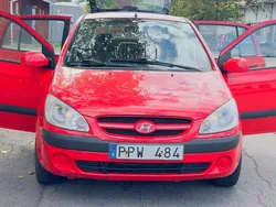Röd Begagnad 2006 Hyundai Getz Halvkombi | 18 000 kr (Marknadspris)