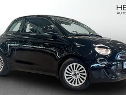 Svart (black) Begagnad 2023 Fiat 500e Halvkombi | 289 900 kr (Dyr)