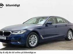 Blå Begagnad 2020 BMW 545e Sport Line Sedan | 519 900 kr (Bra pris)