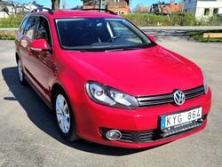 Röd Begagnad 2010 VW Golf VI Kombi | 29 900 kr (Superpris)