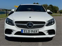 Vit Begagnad 2021 Mercedes C300e AMG line Kombi | 309 000 kr (Bra pris)