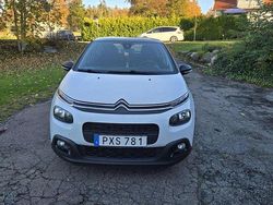 Vit Begagnad 2018 Citroën C3 Halvkombi | 75 000 kr (Marknadspris)