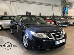 Svart Begagnad 2008 Saab 9-3 Vector Sedan | 44 900 kr (Marknadspris)