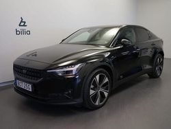 Svart Begagnad 2021 Polestar 2 Long Range Dual motor Halvkombi | 289 500 kr (Bra pris)