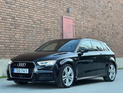 Svart Begagnad 2017 Audi A3 Sportback S-Line Halvkombi | 229 500 kr (Lite dyr)