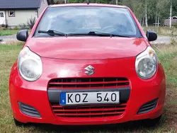 Röd Begagnad 2012 Suzuki Alto Halvkombi | 38 000 kr (Lite dyr)