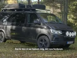 Svart Begagnad 2019 VW Multivan Comfortline Minibuss | 620 000 kr