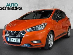 Orange Begagnad 2017 Nissan Micra 360º Halvkombi | 84 900 kr (Marknadspris)