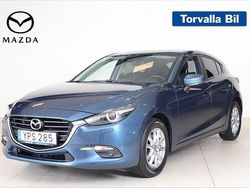 Blå Begagnad 2018 Mazda 3 Vision Halvkombi | 168 900 kr (Marknadspris)