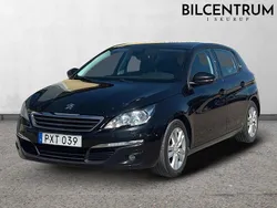 Svart Begagnad 2014 Peugeot 308 Active Halvkombi | 49 900 kr (Marknadspris)
