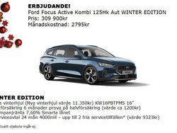 Begagnad 2023 Ford Focus Active Kombi | 309 900 kr