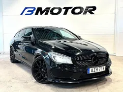 Svart Begagnad 2015 Mercedes CLA200 Shooting Brake AMG Kombi | 169 900 kr (Marknadspris)