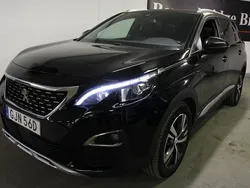 Svart Begagnad 2019 Peugeot 5008 GT-line Minibuss | 229 000 kr (Marknadspris)