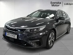Grå Begagnad 2019 Kia Optima Hybrid 2 Sedan | 194 900 kr (Marknadspris)