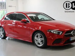 Röd Begagnad 2019 Mercedes A200 AMG Halvkombi | 229 900 kr (Bra pris)
