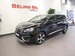 Svart Begagnad 2017 Peugeot 5008 Allure Minibuss | 209 500 kr (Marknadspris)