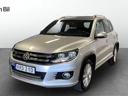Silver (reflex silver metallic) Begagnad 2014 VW Tiguan R-line SUV | 139 900 kr (Marknadspris)