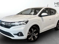 Vit (white) Ny 2025 Dacia Sandero Expression Halvkombi | 219 900 kr (Marknadspris)