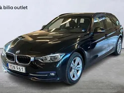 Svart Begagnad 2016 BMW 320 Sport Line Kombi | 169 900 kr (Bra pris)
