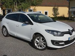 Vit Begagnad 2014 Renault Mégane GrandTour LIMITED Kombi | 69 900 kr (Lite dyr)