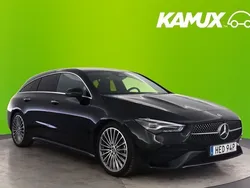 Svart (svart metallic) Begagnad 2025 Mercedes CLA200 Shooting Brake AMG Kombi | 378 900 kr (Superpris)