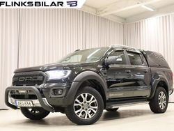 Svart (svart metallic) Begagnad 2022 Ford Ranger Wildtrack Pickup | 468 750 kr (Marknadspris)