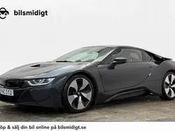 Grå Begagnad 2016 BMW i8 Sportkupé | 564 900 kr