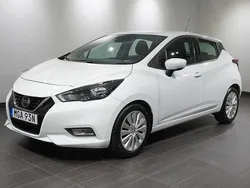 Vit Begagnad 2022 Nissan Micra Acenta Halvkombi | 174 800 kr (Marknadspris)