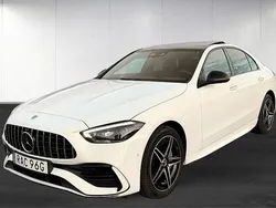 Vit Begagnad 2023 Mercedes C300e AMG line Sedan | 590 000 kr
