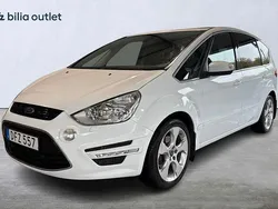 Vit Begagnad 2014 Ford S-MAX Business Edition Minibuss | 124 900 kr (Bra pris)