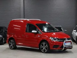 Röd Begagnad 2017 VW Caddy R Minibuss | 199 900 kr (Dyr)