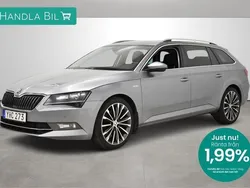 Grå Begagnad 2016 Skoda Superb LAURIN & KLEMENT Kombi | 219 900 kr (Lite dyr)