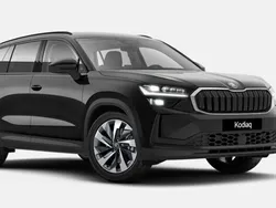 Svart Ny 2025 Skoda Kodiaq Business Line SUV | 426 300 kr (Marknadspris)