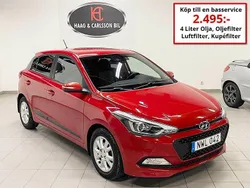 Röd Begagnad 2016 Hyundai i20 Halvkombi | 84 900 kr (Marknadspris)