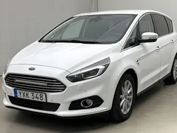 Vit Begagnad 2018 Ford S-MAX S Minibuss | 100 000 kr (Marknadspris)