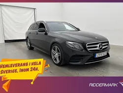 Svart Begagnad 2018 Mercedes E220 AMG line Kombi | 304 900 kr (Marknadspris)
