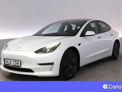 Vit Begagnad 2021 Tesla Model 3 Long Range Sedan | 329 900 kr (Marknadspris)