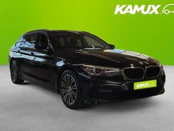 Svart Begagnad 2019 BMW 520 Sport Line Kombi | 249 800 kr (Marknadspris)