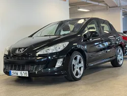 Svart Begagnad 2008 Peugeot 308 Halvkombi | 69 900 kr (Dyr)